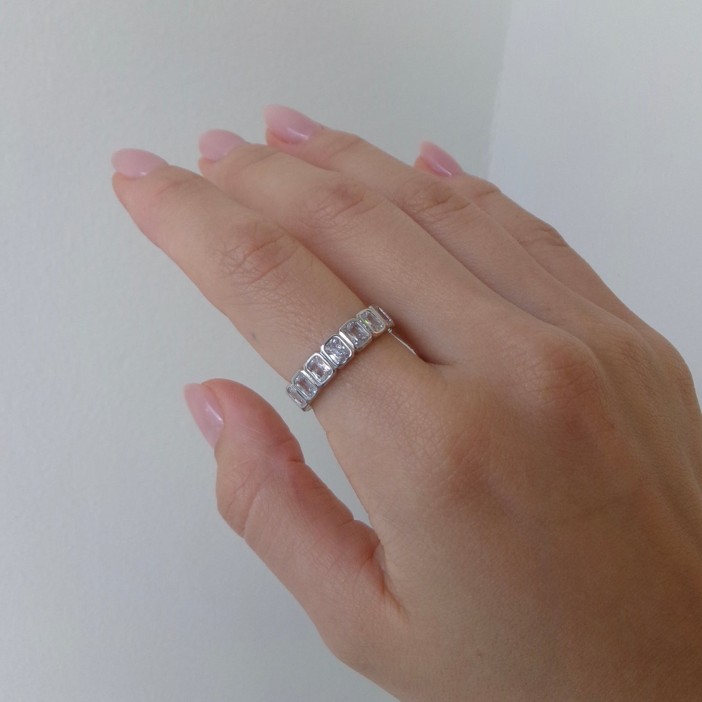 Bezel Baguette Ring