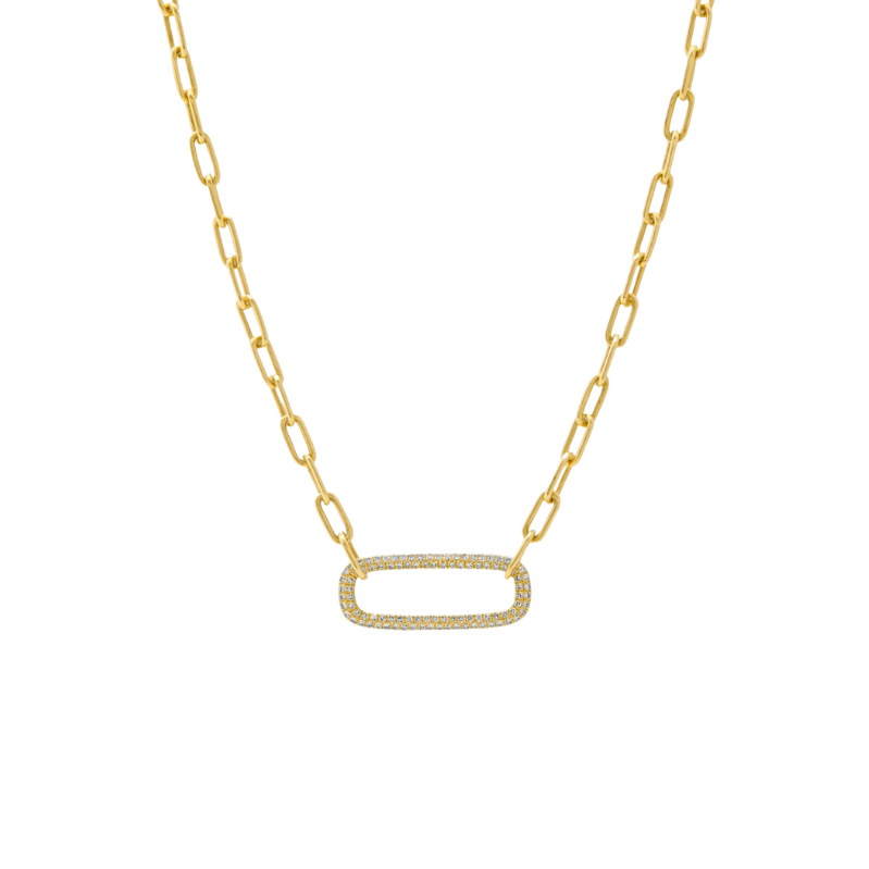 Link Pavé Necklace
