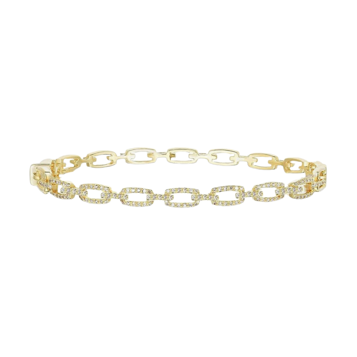 Pavé Link Bangle