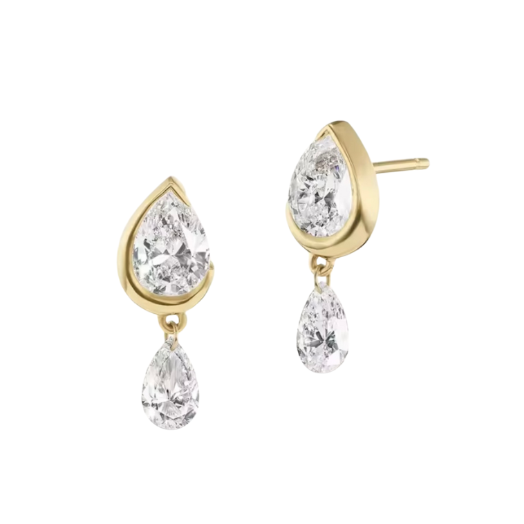 Dainty Crystal Drop Earring