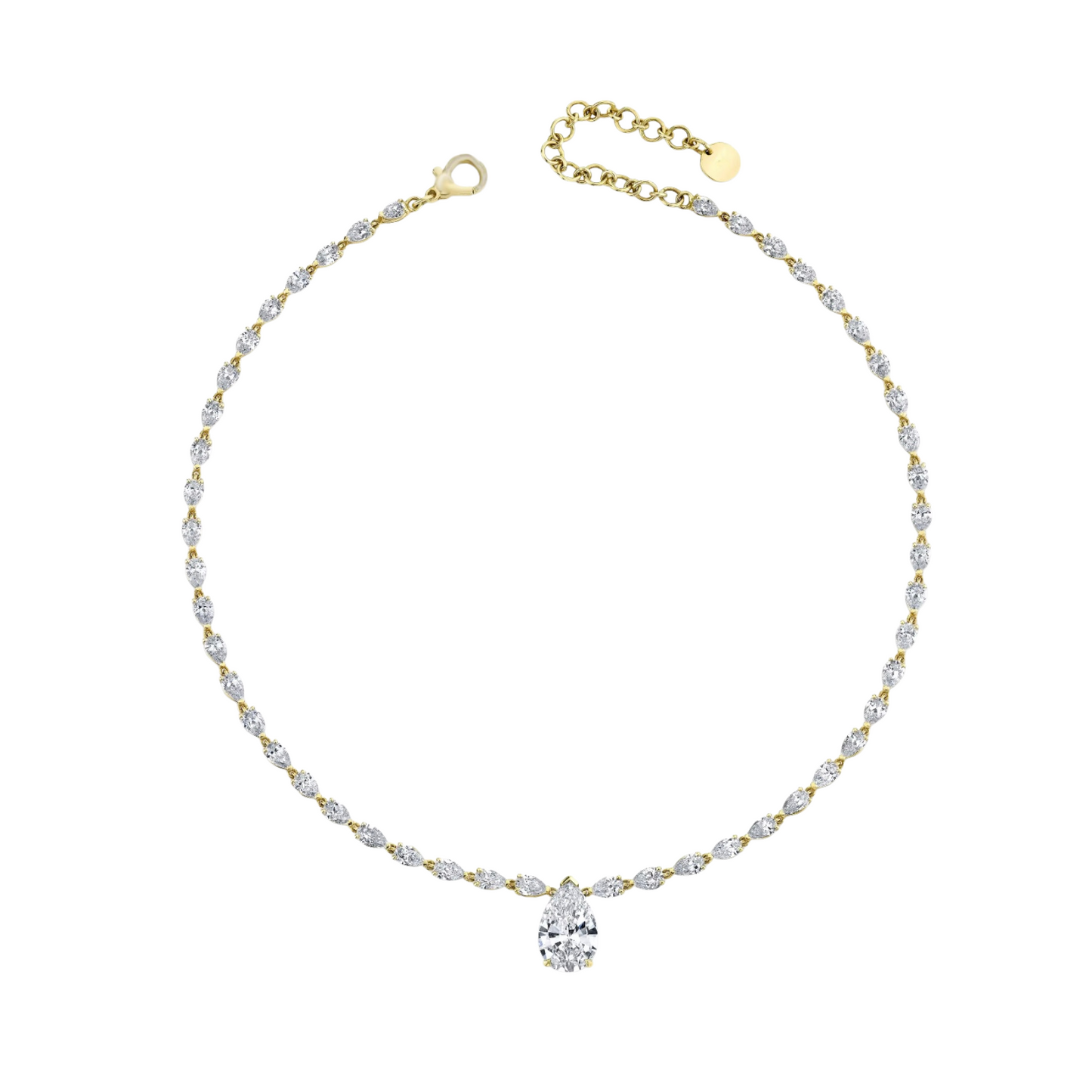 Pear Teardrop Choker