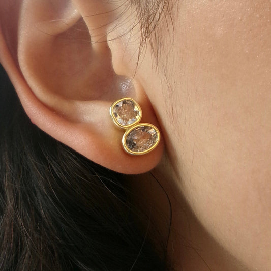 Luxe Studs Oval