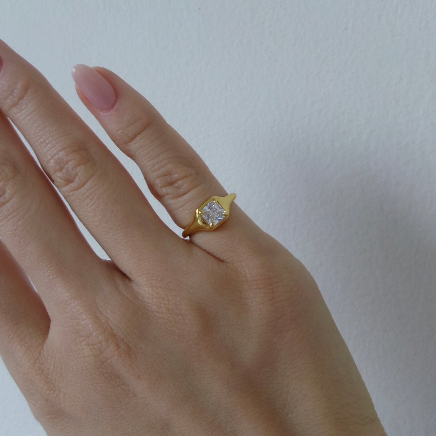 Pinky Square Ring