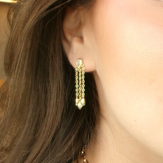 Triple Drop Earring