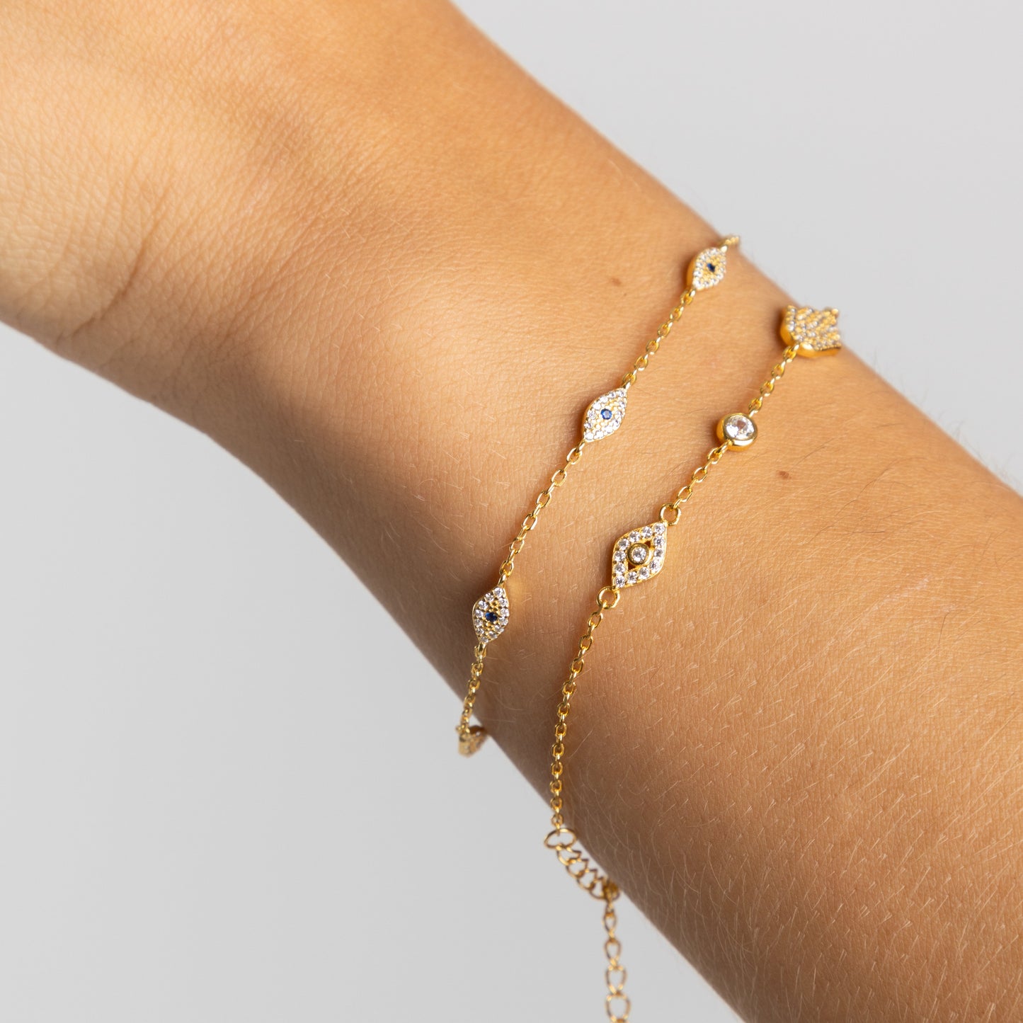 Eye Gold Bracelet