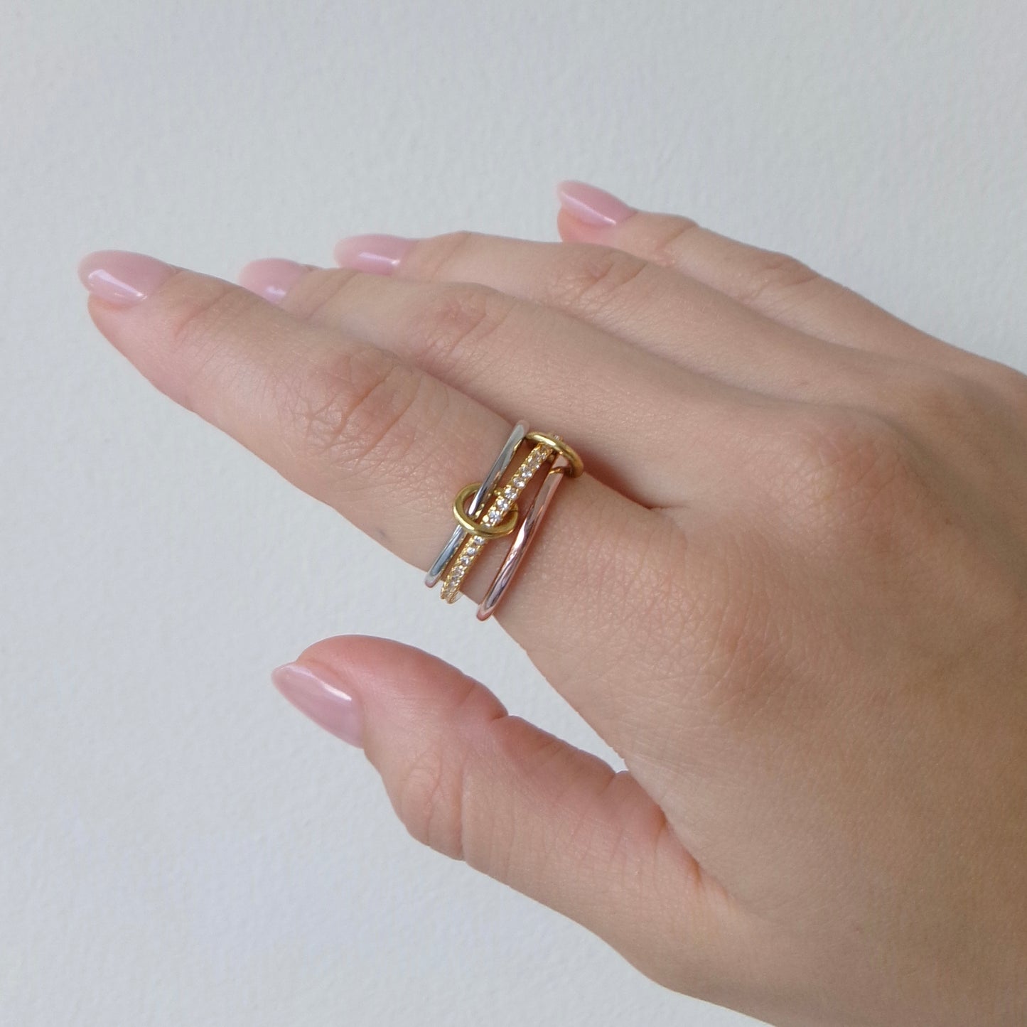 Triple Stacked Ring
