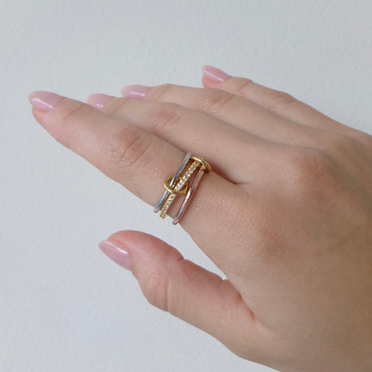 Triple Stacked Ring