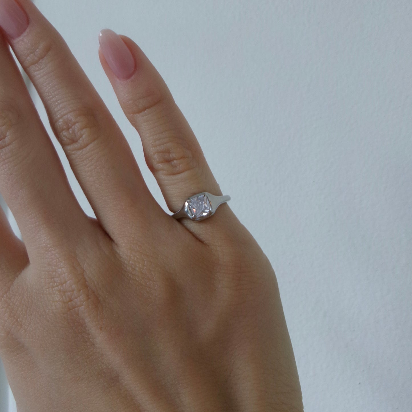 Pinky Square Ring