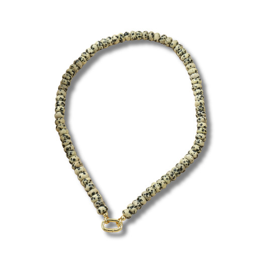 White Marble Puca Necklace