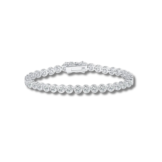 Bezel Tennis Bracelet
