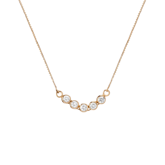 Eternity Bezel Necklace