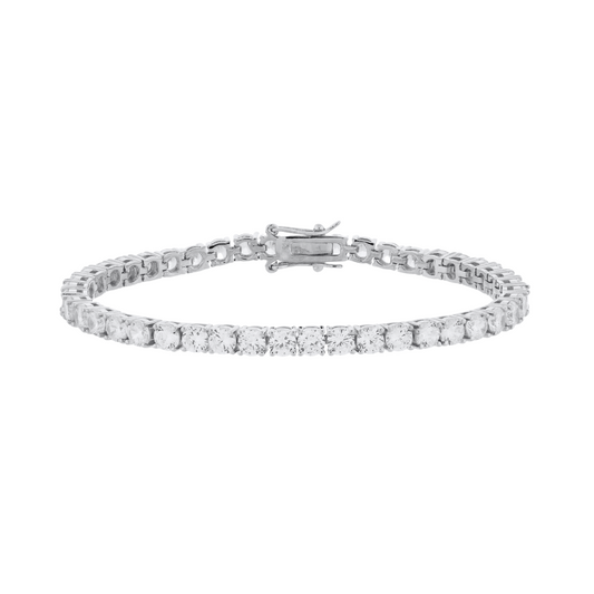 Silver Tennis Bracelet