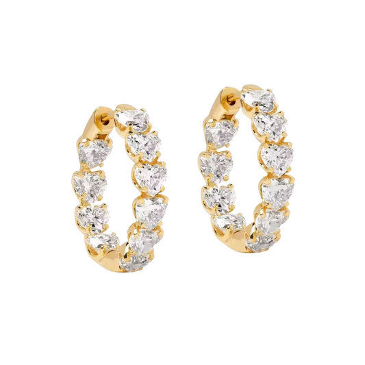 Heart Hoop Earring