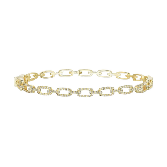 Pavé Link Bangle