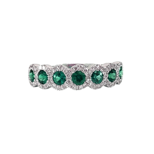 Green Halo Ring
