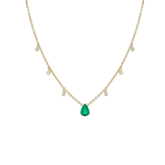 Green Pear Necklace