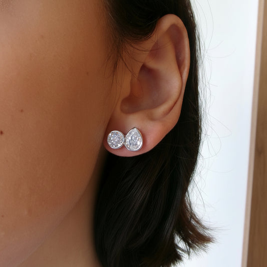 Luxe Studs Pear
